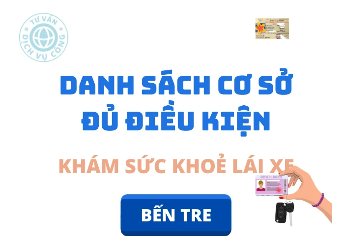 Danh sách Bệnh viện khám sức khỏe lái xe tại Bến Tre