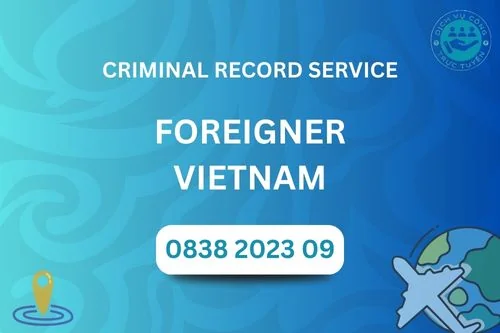 Criminal record support service for foreigners 