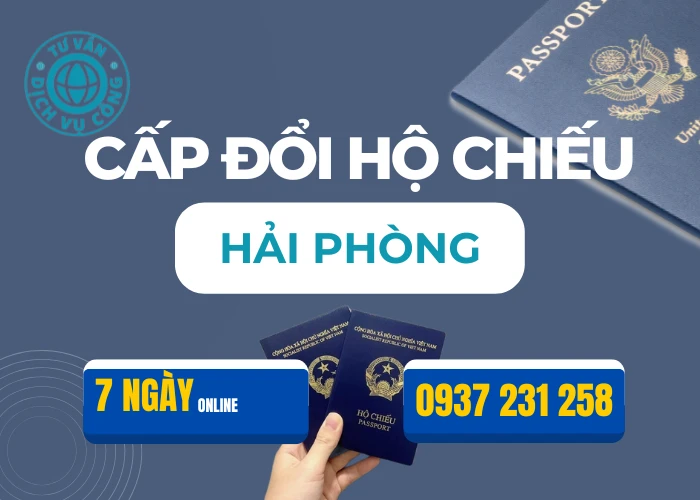 Dịch vụ Cấp hộ chiếu trực tuyến Tại HẢI PHÒNG