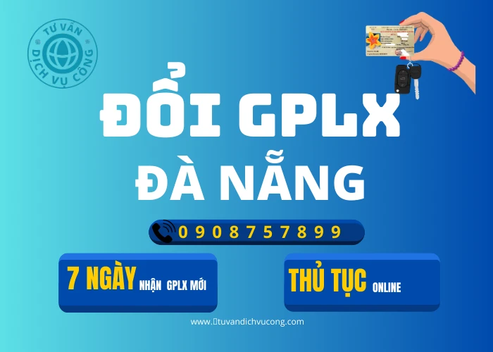 Dịch vụ đổi giấy phép lái xe tại Đà Nẵng