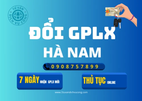 Dịch vụ đổi giấy phép lái xe tại Hà Nam