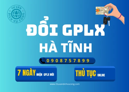 Dịch vụ đổi giấy phép lái xe tại Hà Tĩnh