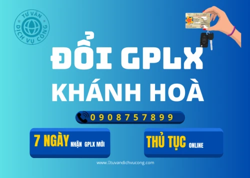 Dịch vụ đổi giấy phép lái xe tại Khánh Hòa