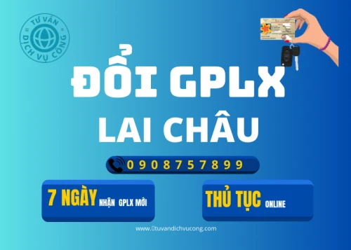 Dịch vụ đổi giấy phép lái xe tại Lai Châu