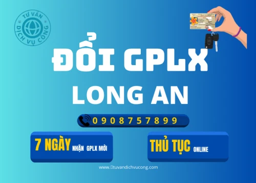 Dịch vụ đổi giấy phép lái xe tại Long An