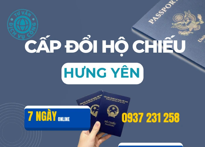 Dịch vụ làm Hộ chiếu nhanh tại Hưng Yên
