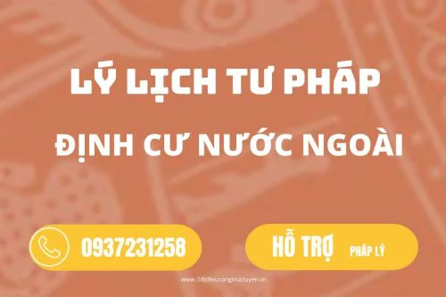 Dịch vụ làm Lý lịch tư pháp để Định cư nước ngoài