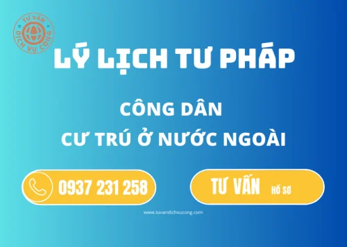 Dịch vụ làm phiếu lý lịch tư pháp cho người nước ngoài