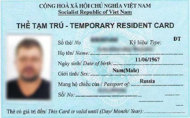 Dịch vụ làm Thẻ tạm trú cho người nước ngoài