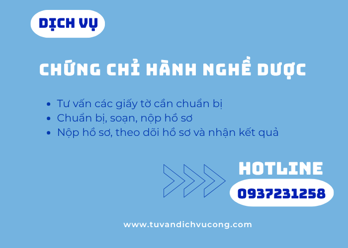 Dịch vụ xin Cấp Chứng chỉ hành nghề dược