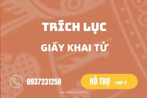 Dịch vụ xin Trích lục giấy khai tử