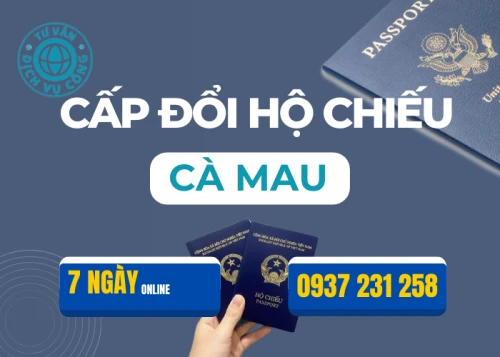 Làm hộ chiếu online tại Cà Mau