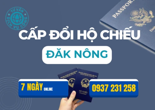 Làm hộ chiếu online tại Đắk Nông