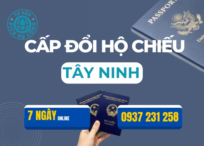 Làm hộ chiếu online tại Tây Ninh