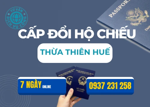 Làm hộ chiếu online tại Thừa Thiên Huế