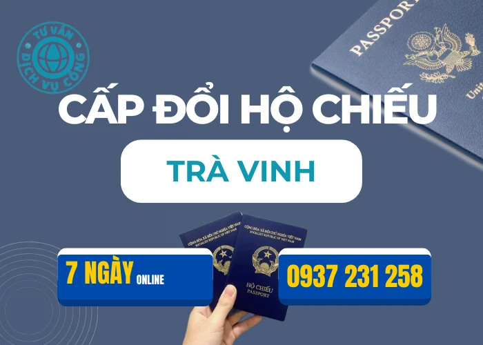 Làm hộ chiếu online tại Trà Vinh